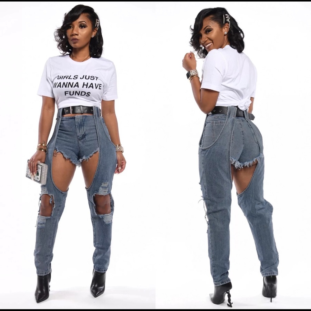 Cheeks out jeans